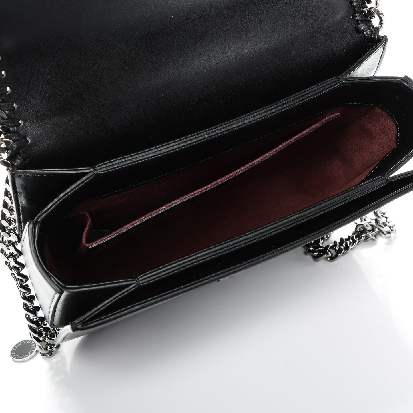 Eco Alter Nappa Falabella Box Shoulder Bag Black