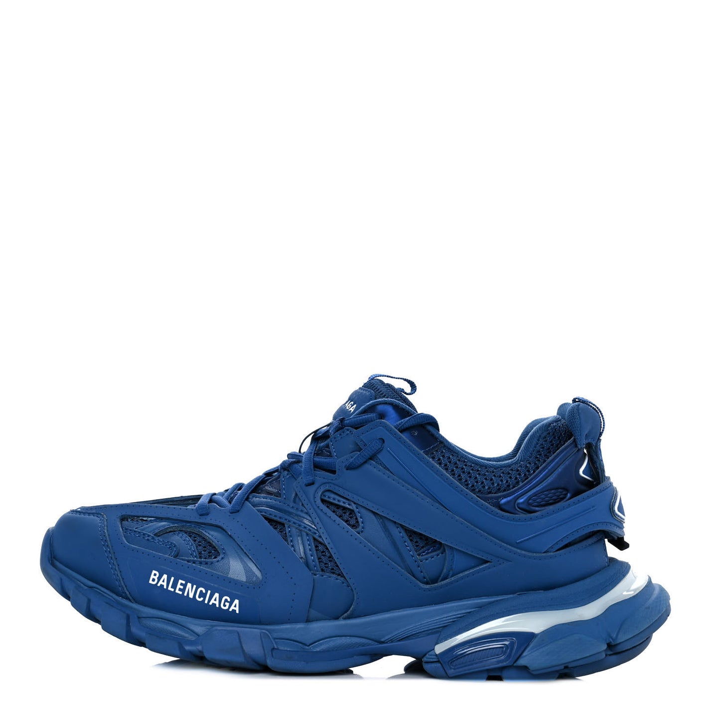 Mesh Nylon Mens Track LED Sneakers 43 Blue Grey White