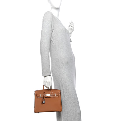 Hermes Togo Birkin 25 Gold 2 of 12