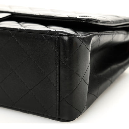 Chanel Lambskin Quilted Maxi Double Flap Black 10 of 10