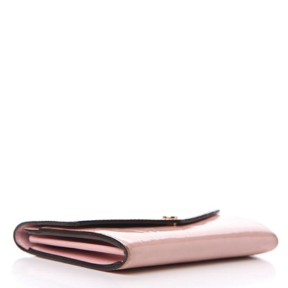 Louis Vuitton Vernis Sarah Compact Wallet Rose Ballerine 3 of 11