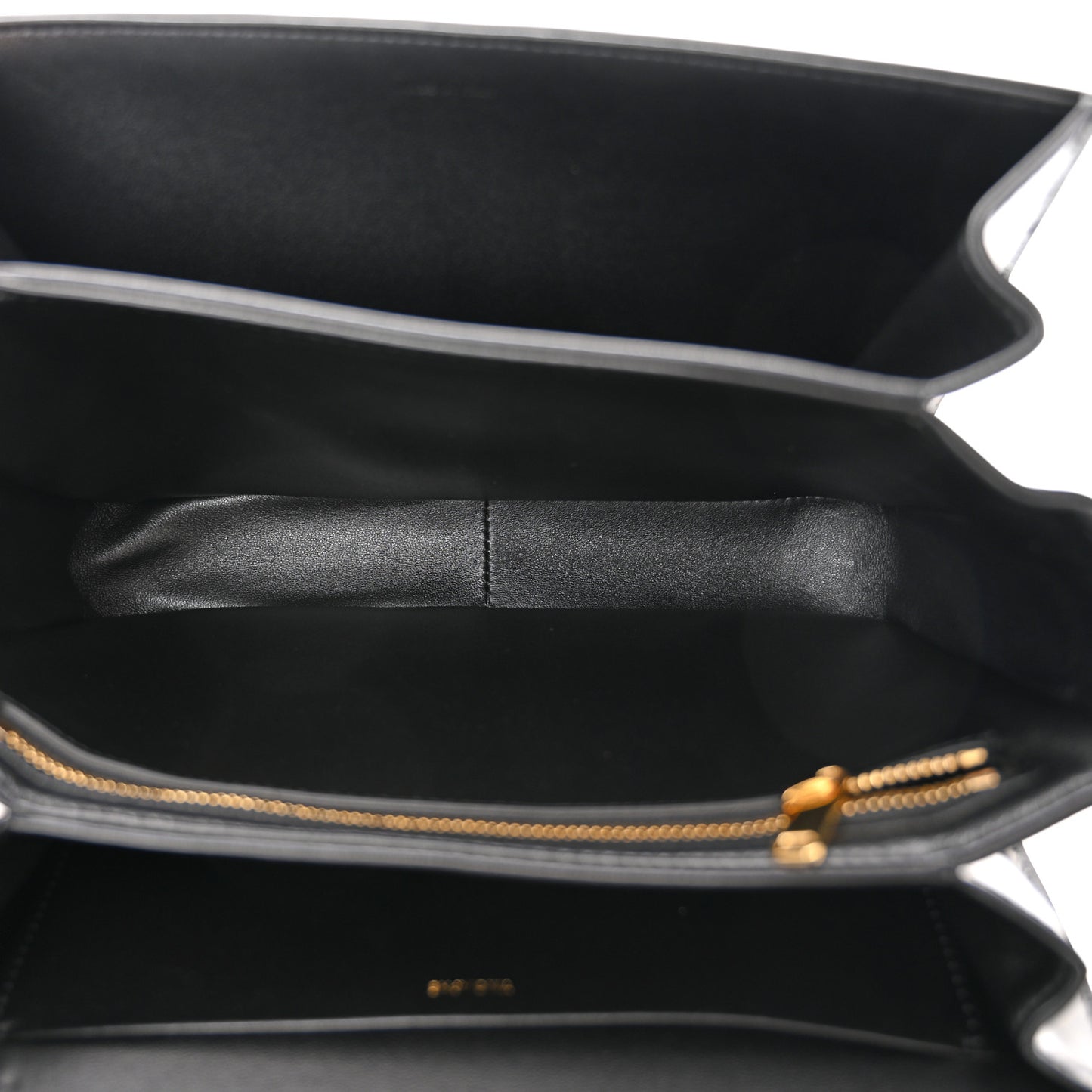 Shiny Calfskin Medium Triomphe Black