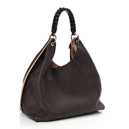 Louis Vuitton Mahina Carmel Hobo Chocolate 3 of 9