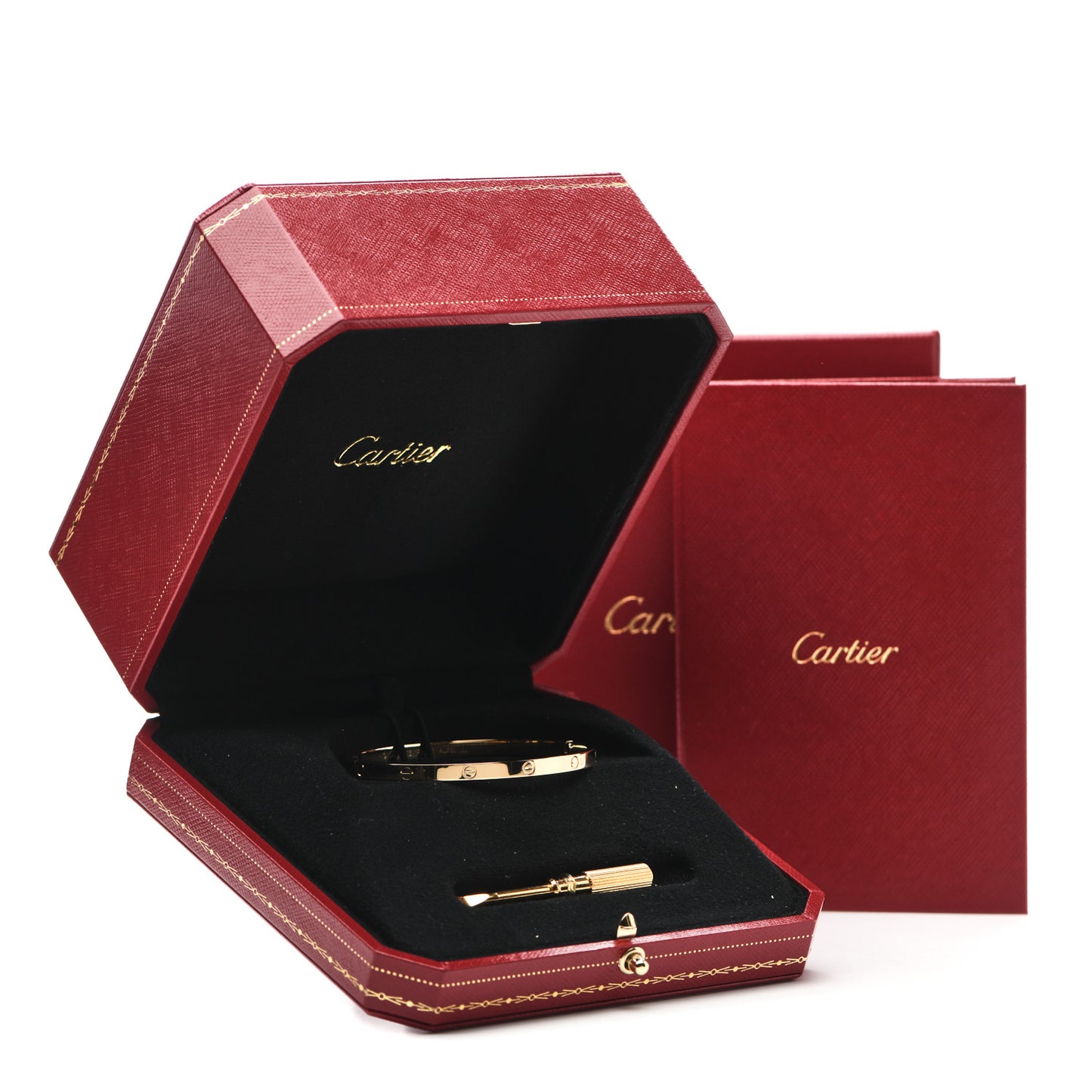 18K Yellow Gold Small LOVE Bracelet 16