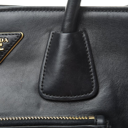 Prada City Calf Front Pocket Tote Black 18 of 18