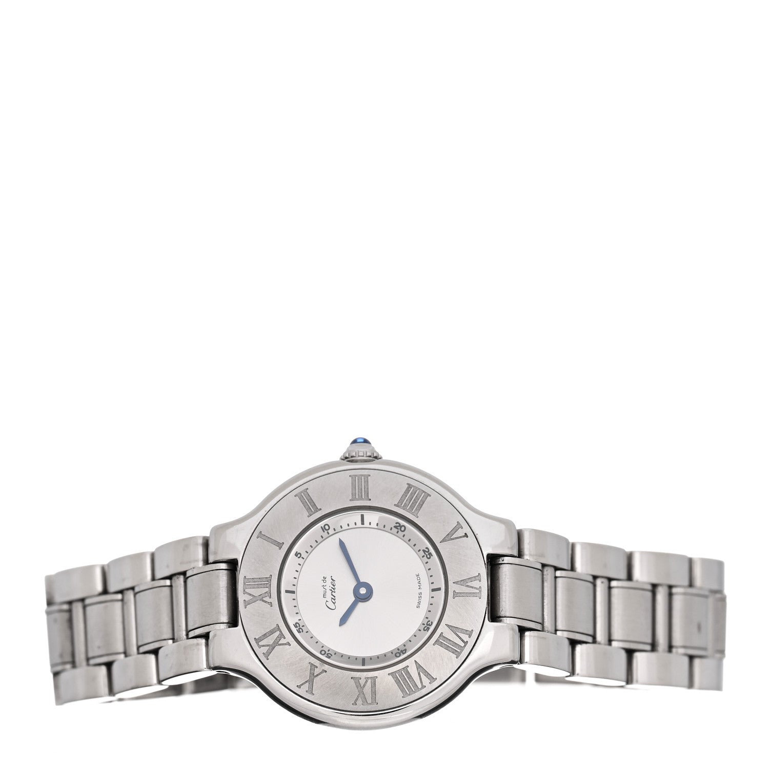 Cartier Stainless Steel 28mm Must De 21 Quartz Watch 2 of 4