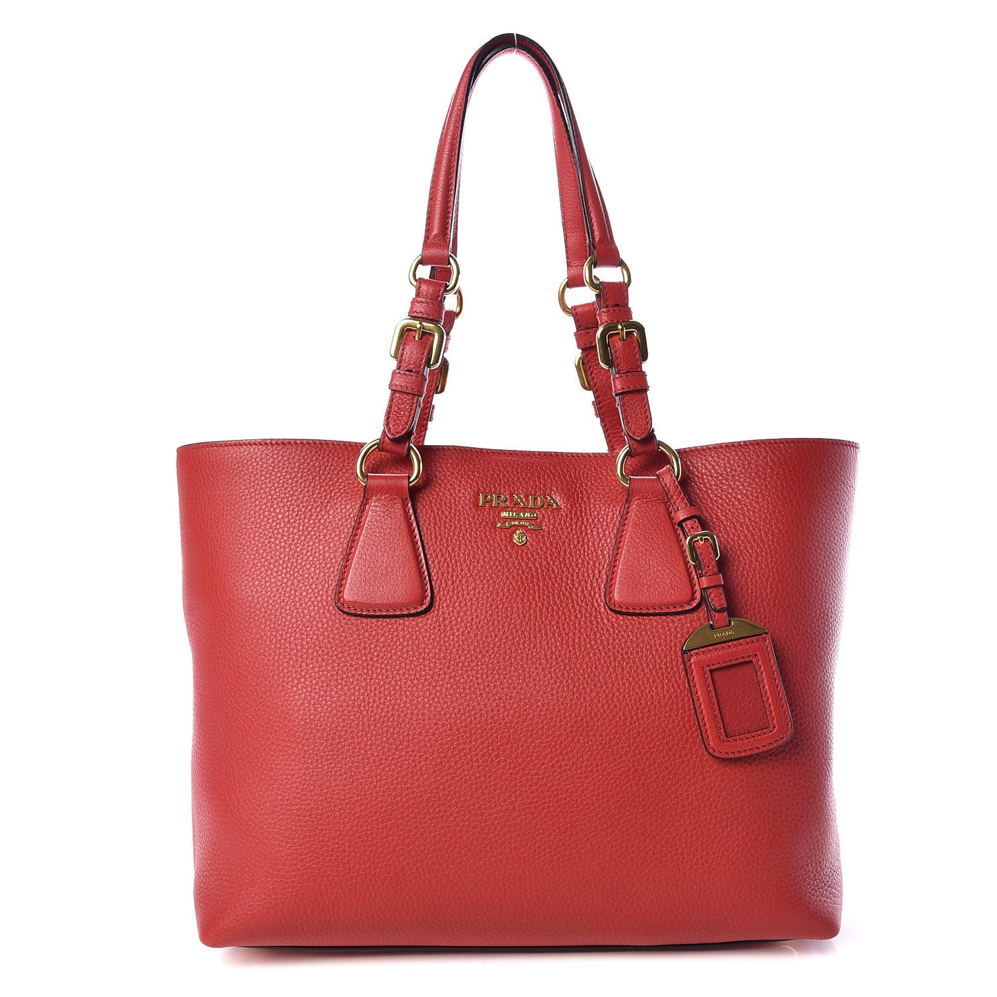 Vitello Daino Tote Rosso