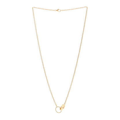 Cartier 18K Yellow Gold Interlocking LOVE Necklace 3 of 5