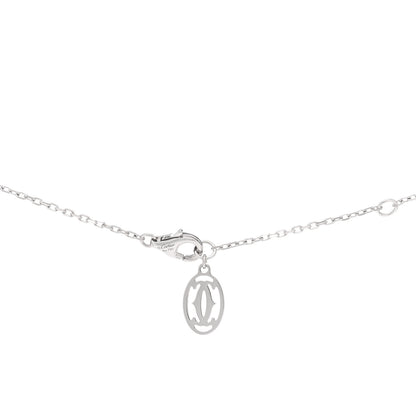 Cartier 18K White Gold Diamond SM D'Amour Pendant Necklace 4 of 6