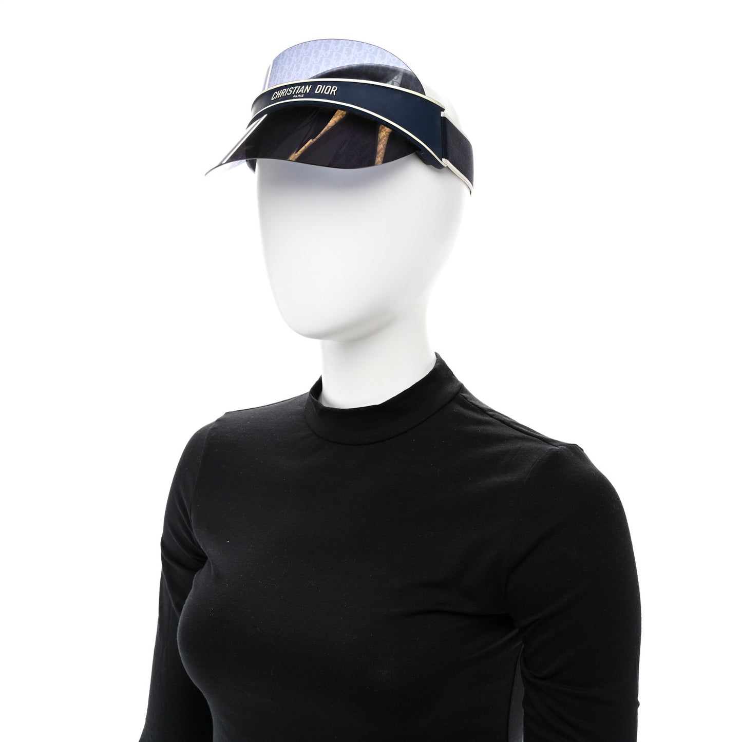 Oblique DiorClub V1U Sun Visor Blue