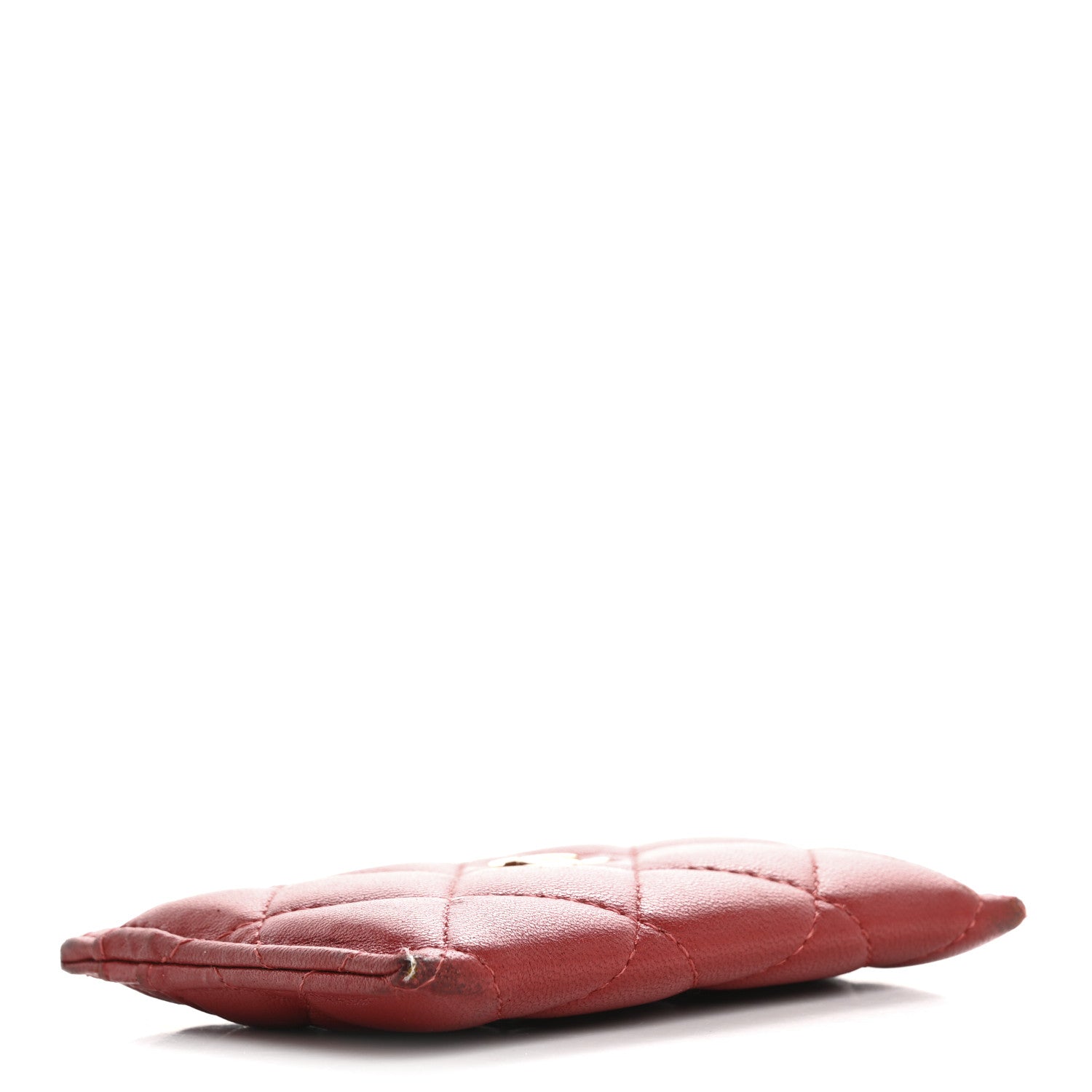 Chanel Lambskin Quilted Card Holder Red 4 of 15