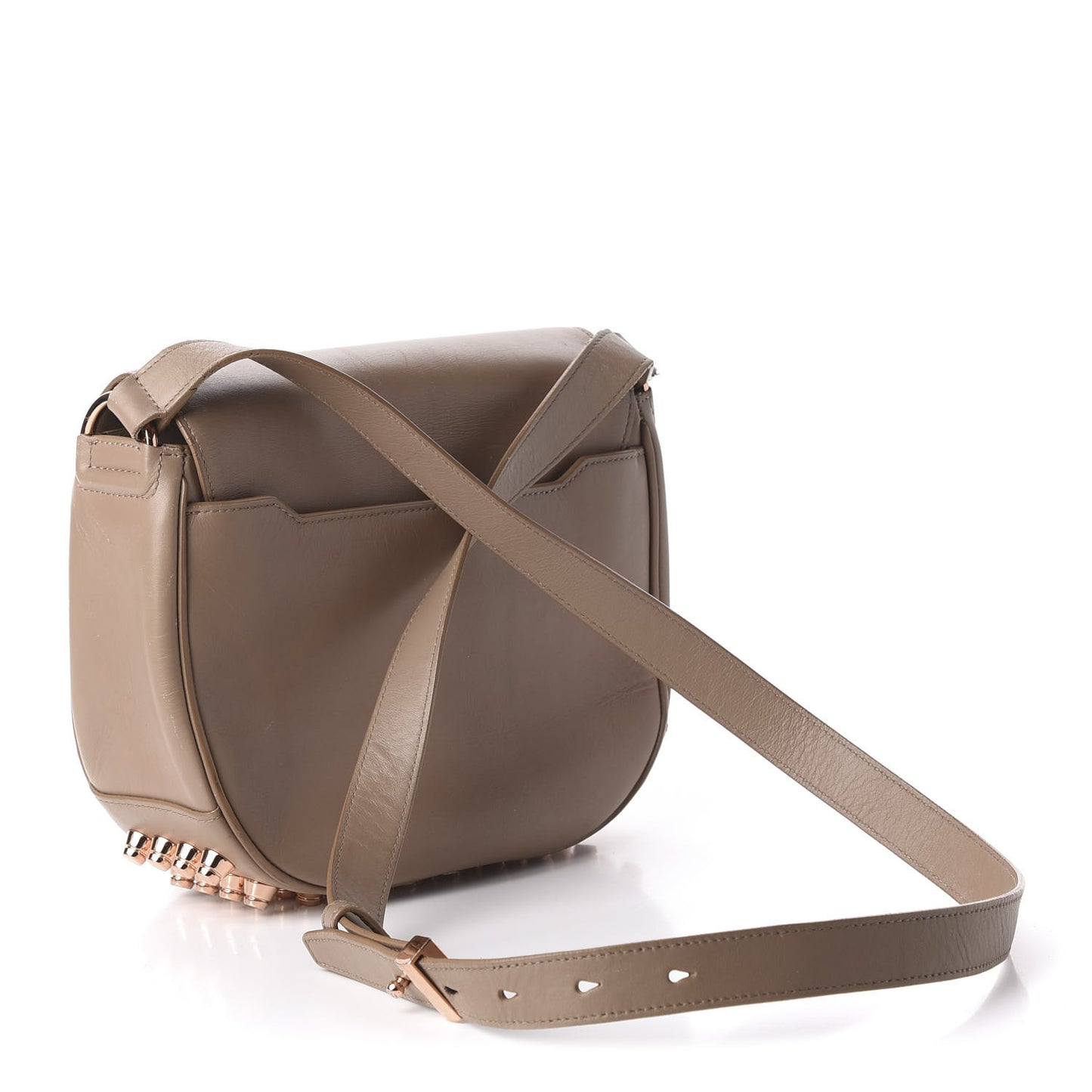 Calfskin Small Lia Sling Latte Rose Gold Hardware