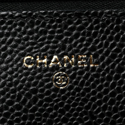 Chanel Caviar Quilted Wallet On Chain WOC Black 6 of 11