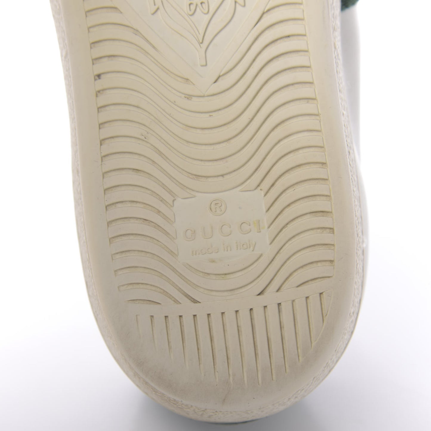 Calfskin Ayers Web Bee Embroidered Womens Ace Sneakers 40 White