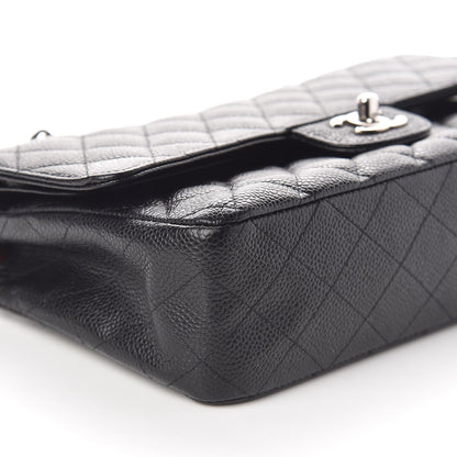 Chanel Caviar Quilted Medium Double Flap Black 5 of 10