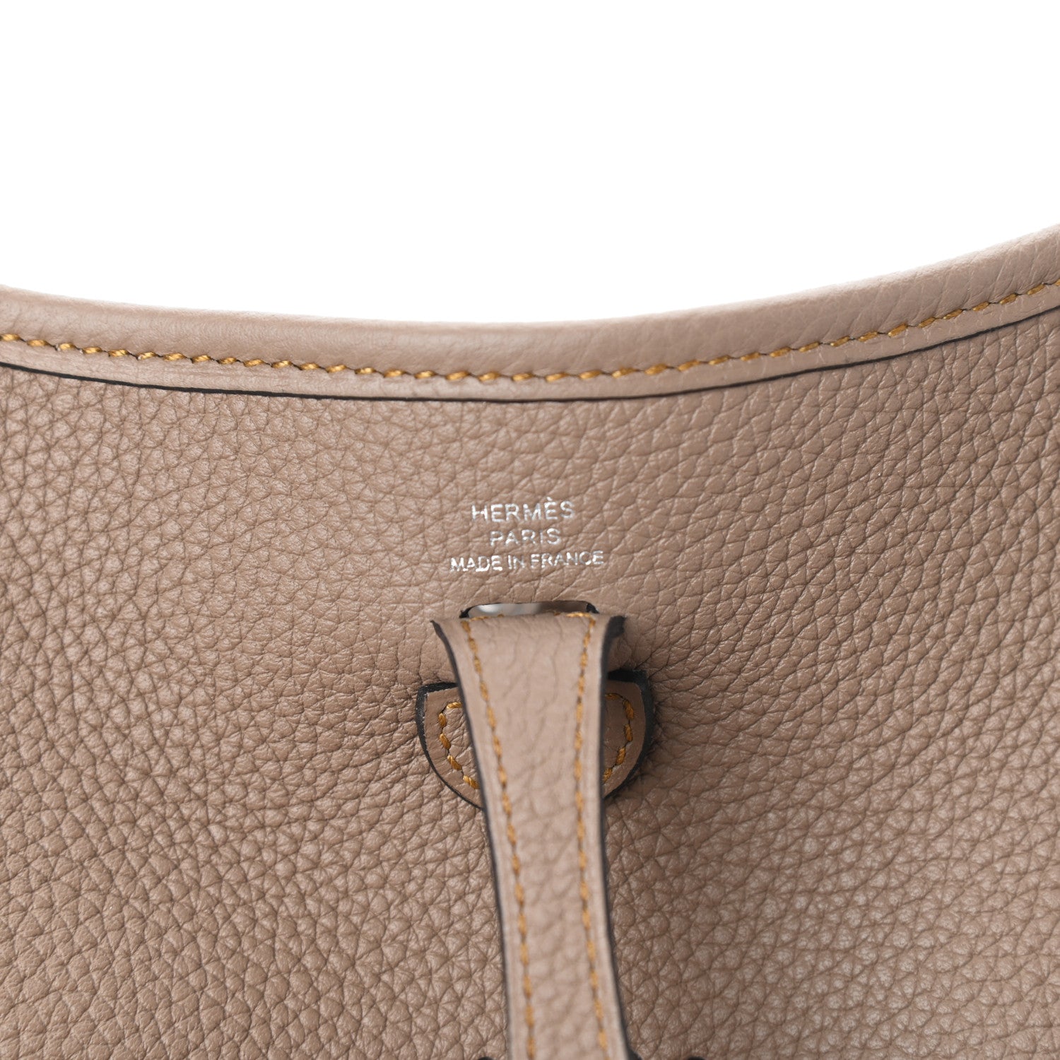 Hermes Taurillon Maurice Zigzag Evelyne TPM Beige Weimar 6 of 9