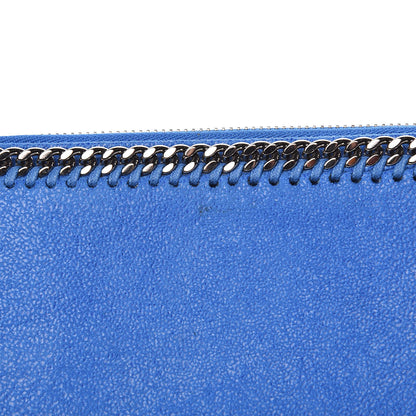 Stella McCartney Shaggy Deer Falabella Zip Around Wallet Blue 8 of 11
