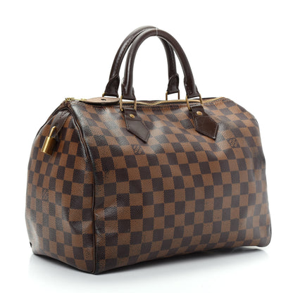 Louis Vuitton Damier Ebene Speedy 30 3 of 12