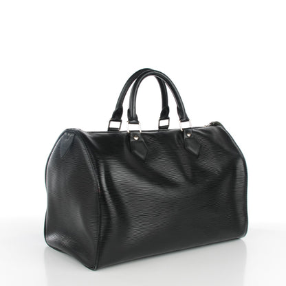 Louis Vuitton Epi Speedy 35 Black 3 of 7