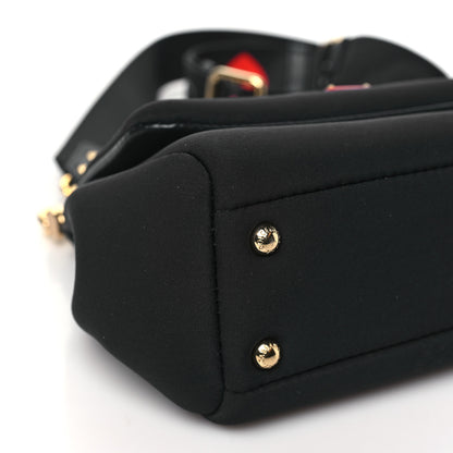 Dolce & Gabbana Neoprene Small Miss Sicily Satchel Black 8 of 9