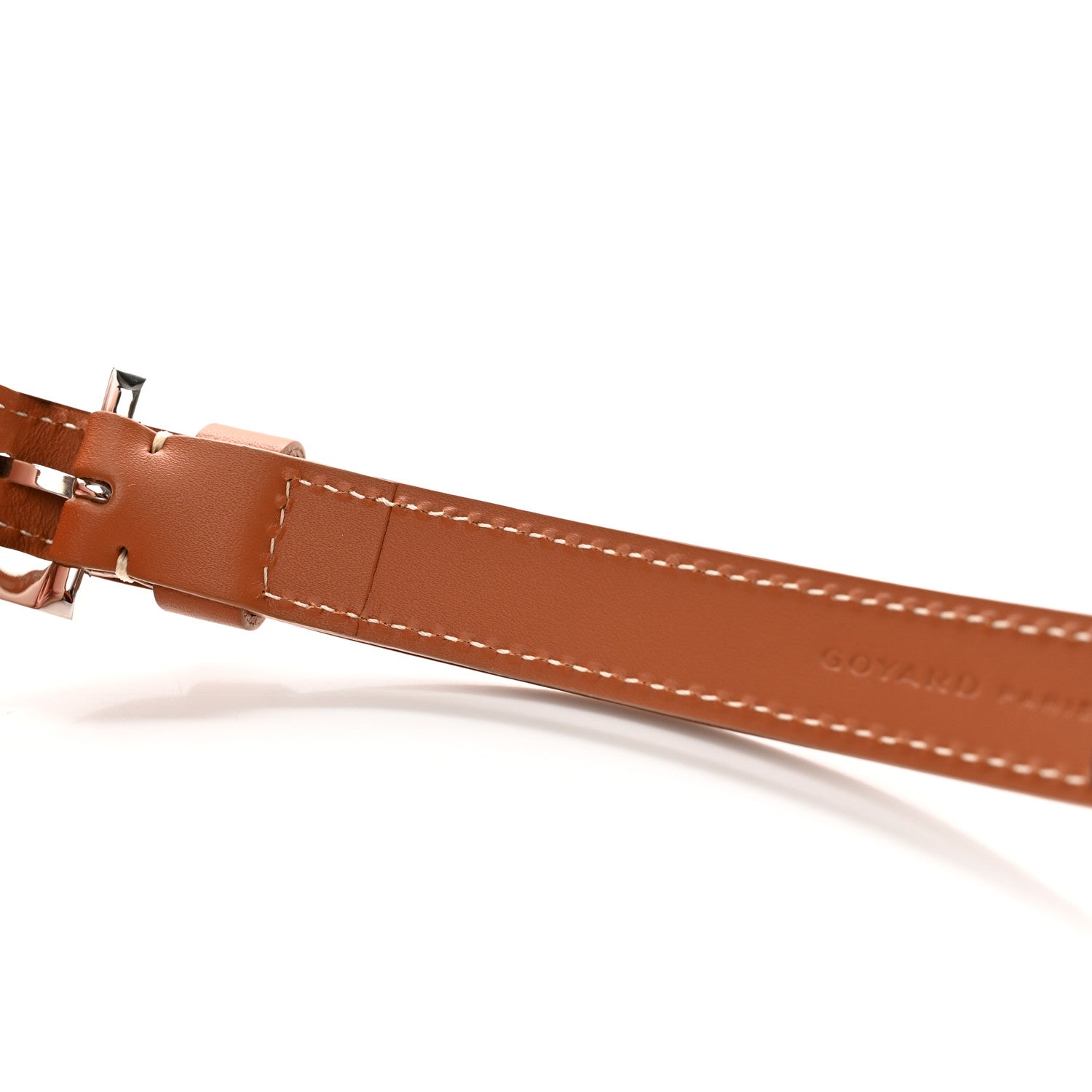 Goyard Calfskin Shoulder Strap Gold 4 of 4