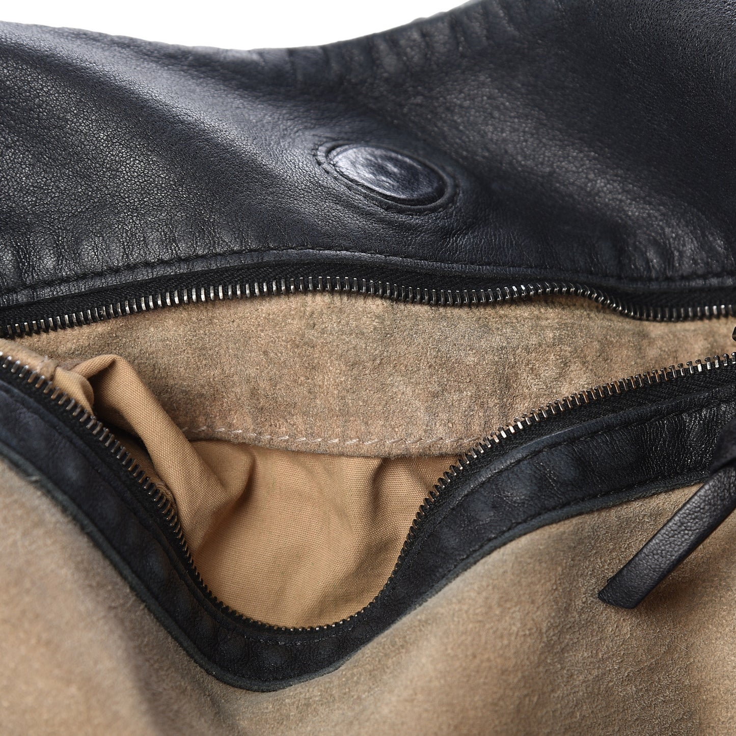 Nappa Intrecciato Large Campana Black
