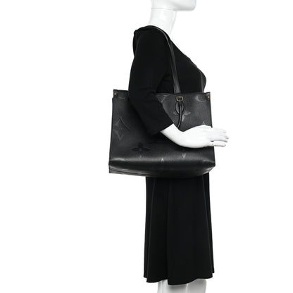 Louis Vuitton Empreinte Monogram Giant Onthego MM Black 4 of 15