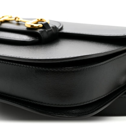 Gucci Azalea Calfskin Horsebit 1955 Shoulder Bag Black 10 of 10