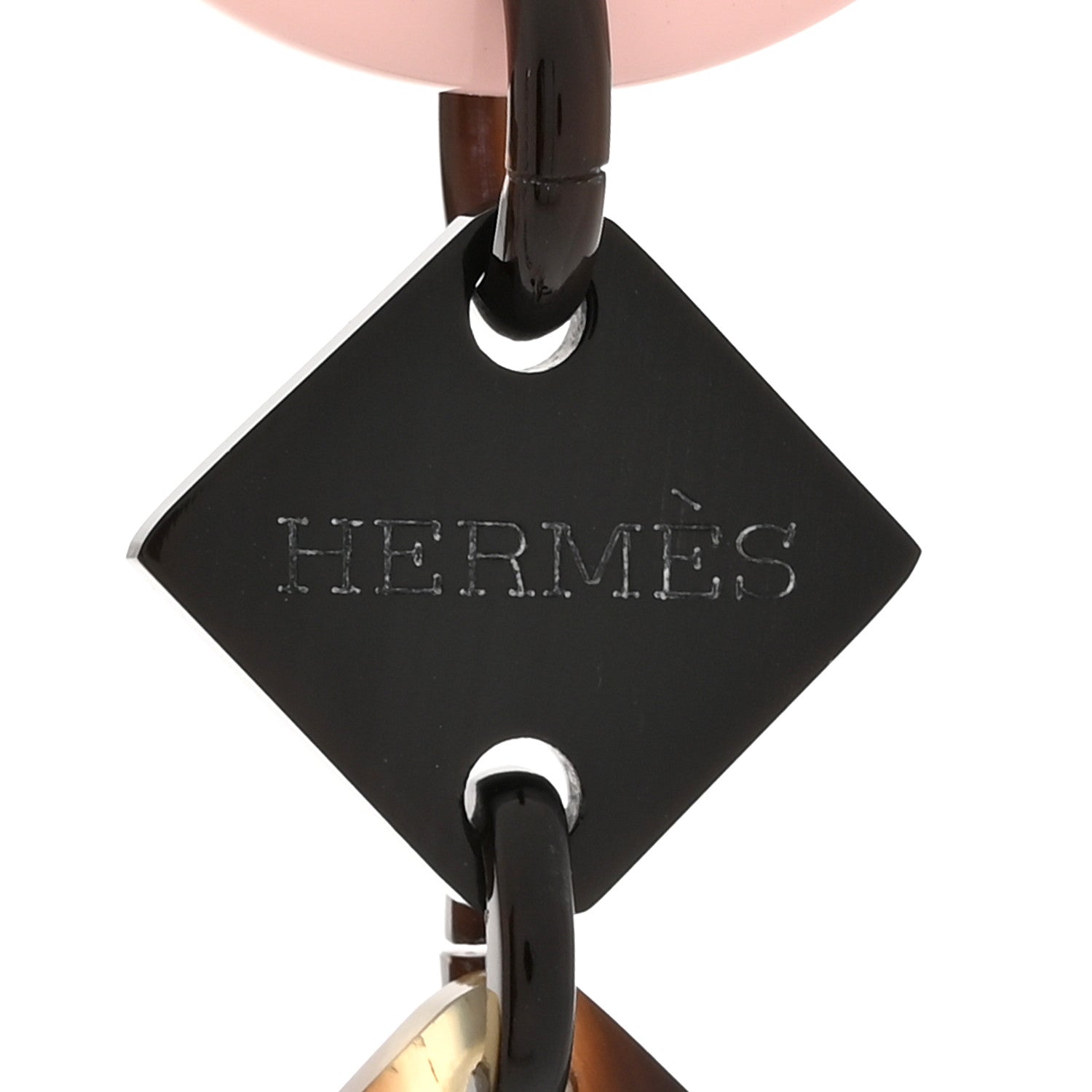 Hermes Buffalo Horn Lacquer Lena Necklace Multicolor 4 of 6