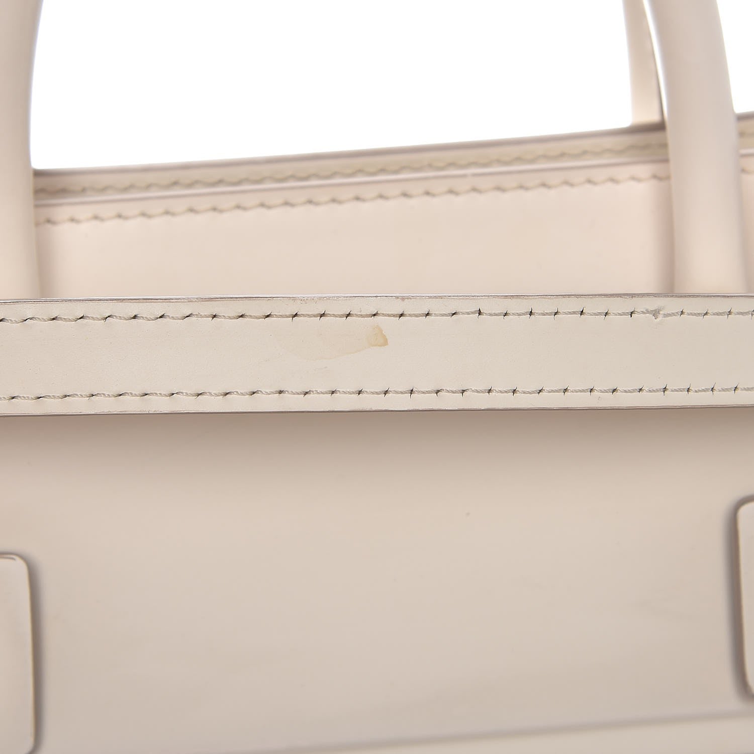 Givenchy Smooth Calfskin Mini Horizon Satchel Off White 7 of 8