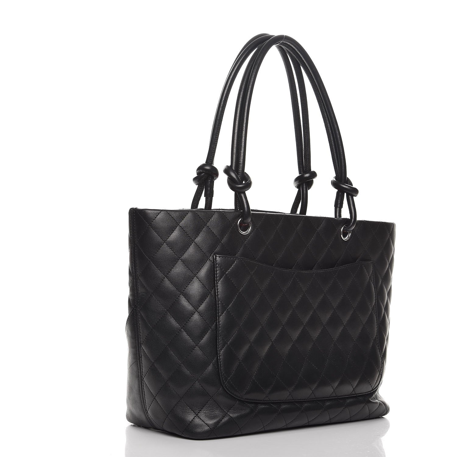 Chanel Calfskin Quilted Large Cambon Tote Black 3 of 14