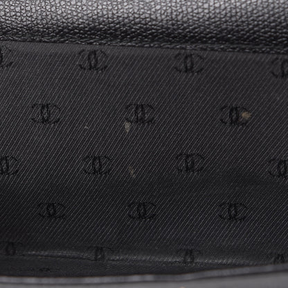 Chanel Grained Calfskin CC Button Wallet Black 9 of 18