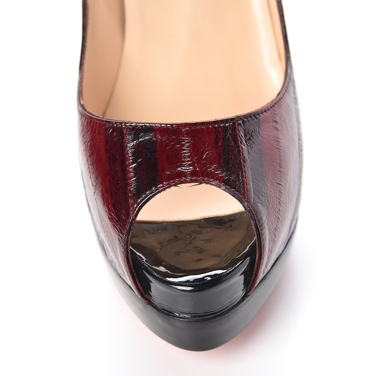 Eel Skin Altadama 140 Pumps 38.5 Red Vinaccia