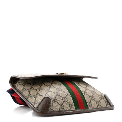 Gucci GG Supreme Monogram Web Small Ophidia Belt Bag Brown 4 of 11