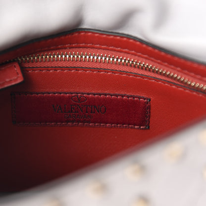 Valentino Garavani Nappa Medium Rockstud Spike Shoulder Bag Grey 14 of 15