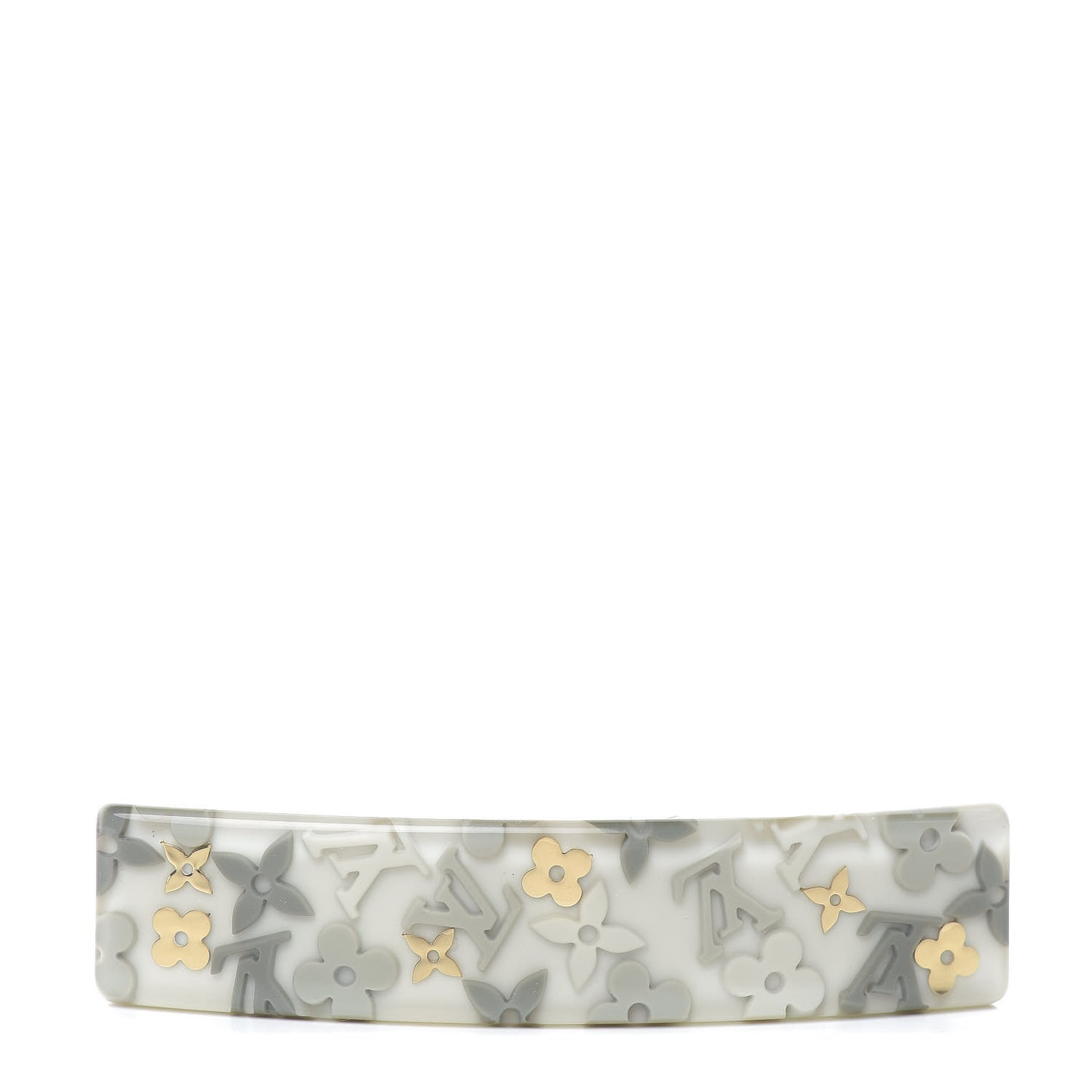 Resin Inclusion Barrette GM Grey