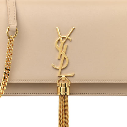 Saint Laurent Grain De Poudre Classic Monogram Kate Tassel Chain Wallet 9 of 11