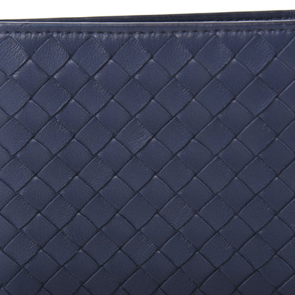 Bottega Veneta Nappa Intrecciato Bi-Fold Wallet Denim 7 of 8