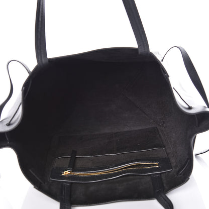 Celine Soft Grained Calfskin Small Belt Cabas Phantom Black 5 of 17