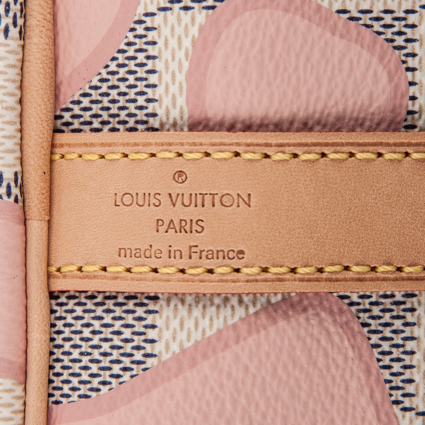 Damier Azur Tahitienne Speedy Bandouliere 30 Rose Ballerine