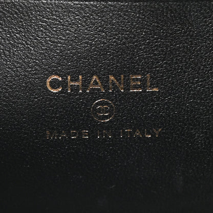 Chanel Lambskin Quilted Small Top Handle Vanity Case With Chain Black 8 of 12