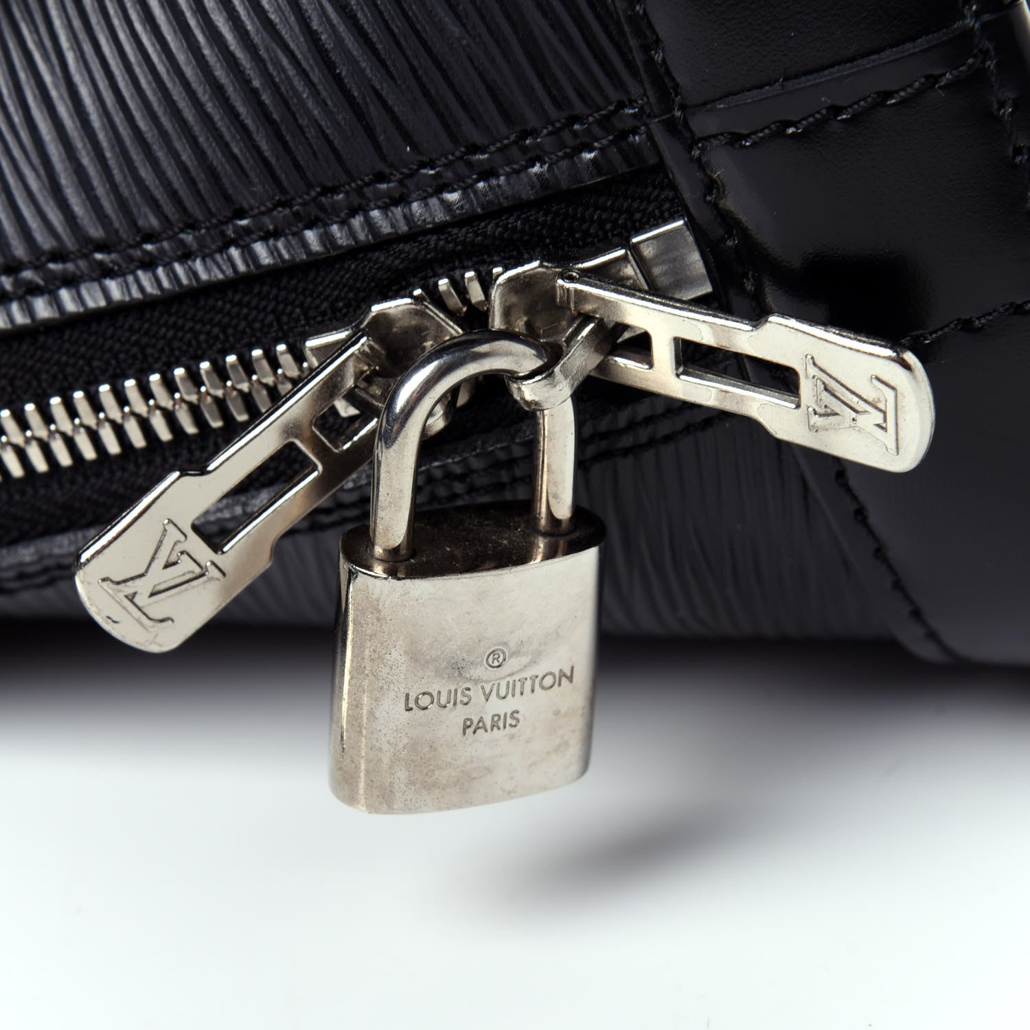 Louis Vuitton Epi Alma BB Black 12 of 14