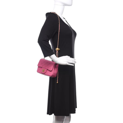 Chanel Lambskin Quilted Mini Pearl Crush Flap Pink 2 of 11