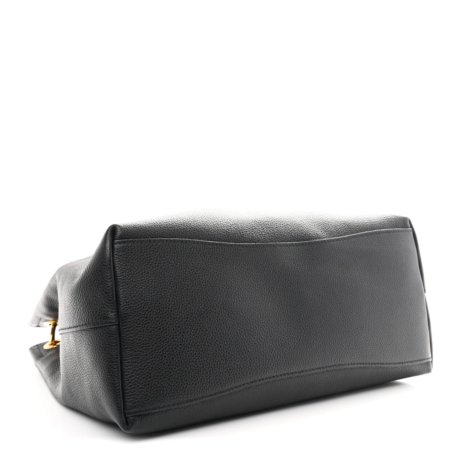 Prada Vitello Phenix Embossed Logo Hobo Black 4 of 10