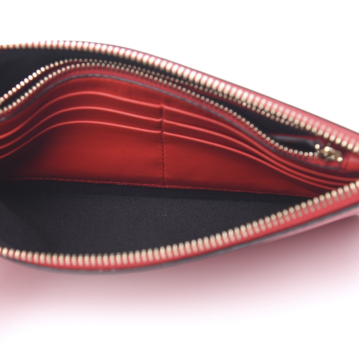 Versace Calfskin Medusa Wrist Pouch Red 5 of 7