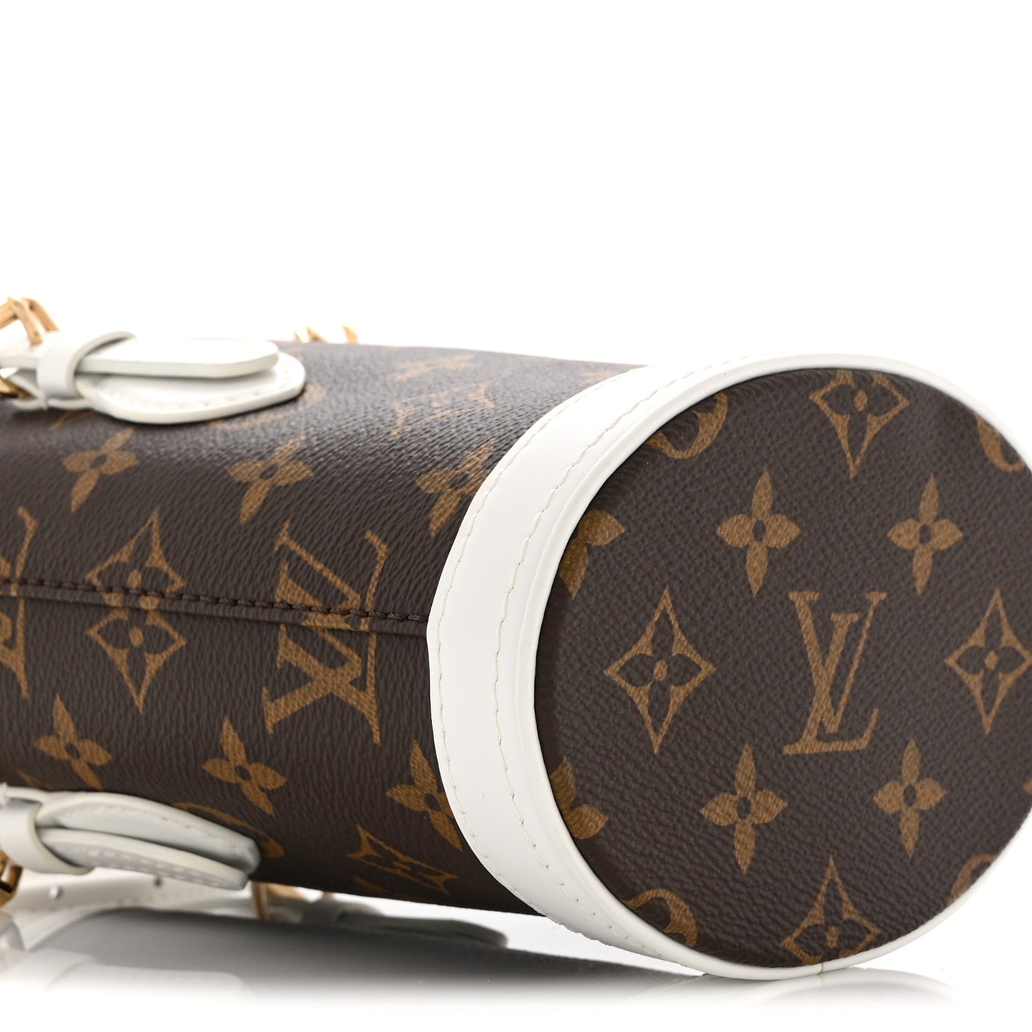 Monogram LV Match Nano Bucket Bag White