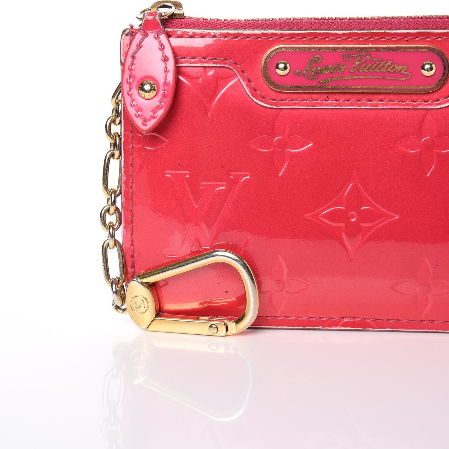 Vernis Key Pouch Rose Indien