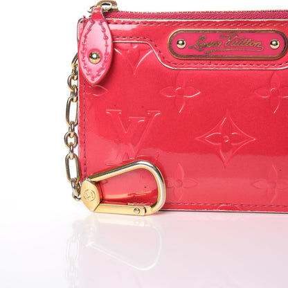 Louis Vuitton Vernis Key Pouch Rose Indien 6 of 14