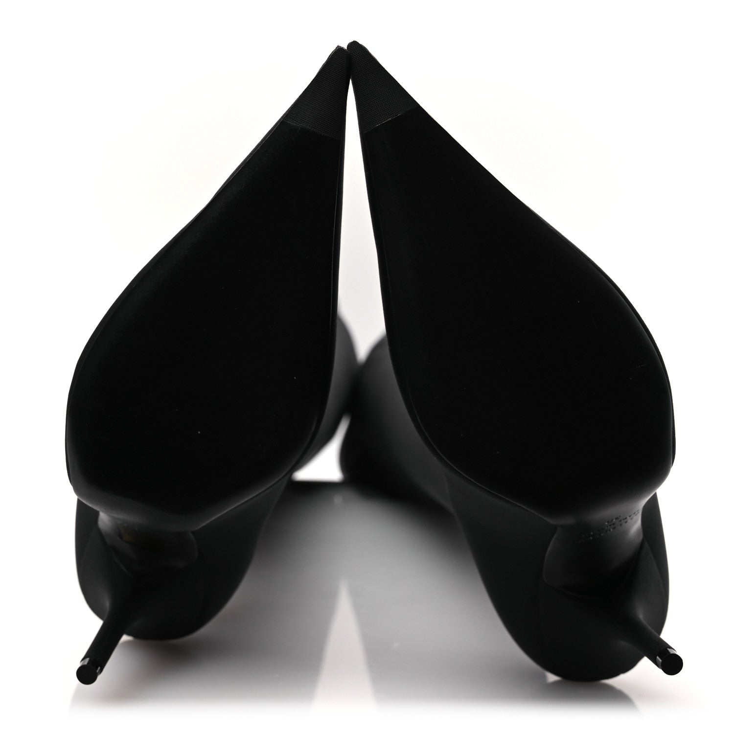 Balenciaga Matte Spandex Pointed Toe Knife 110mm Thigh High Boots 39 Black 7 of 8