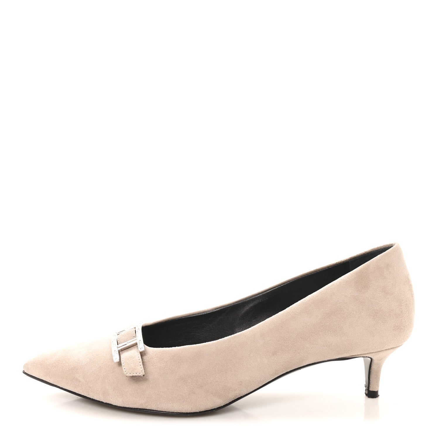 Hermes Chevre Velours Blush 40 Pumps 36 Beige Rose 1 of 11